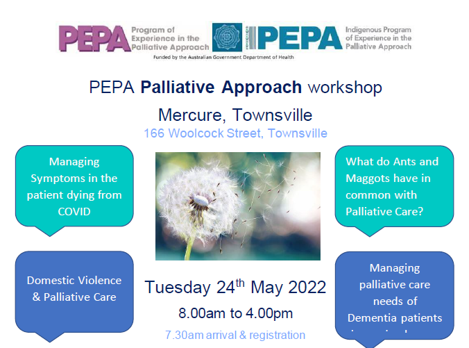 PEPA Palliative Approach Workshop Banner
